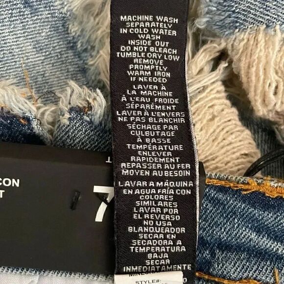 Kendall & Kylie the Icon Short Womens High Rise Blend Denim Blue SZ 7/28 # 1186 - Picture 12 of 15